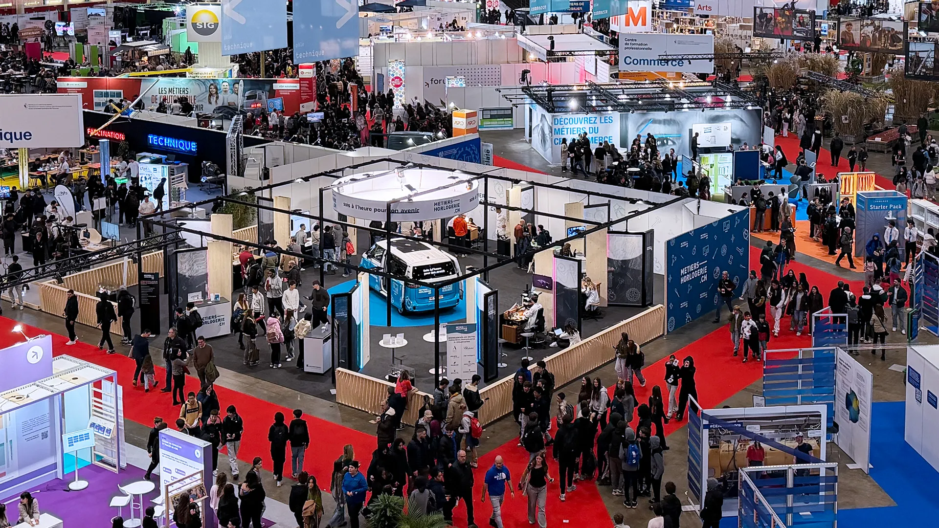 Stand metiers-horlogerie.ch &agrave; la Cit&eacute; des m&eacute;tiers en 2025